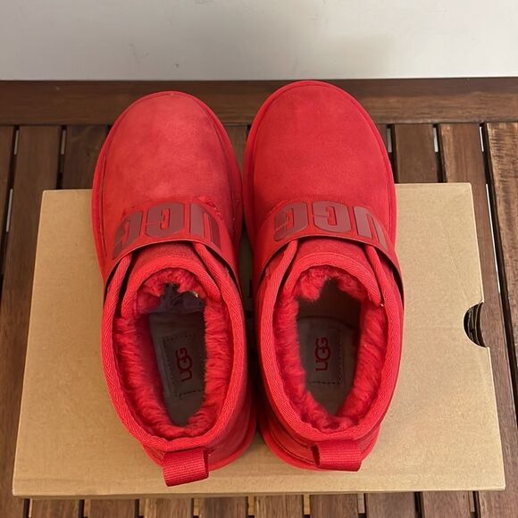 UGG Neumel II Graphic Boots Red Women Size 7 - Picture 7 of 15